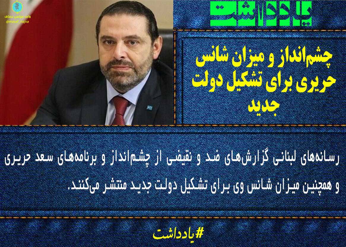 چشمانداز و میزان شانس حریری برای تشکیل دولت جدید